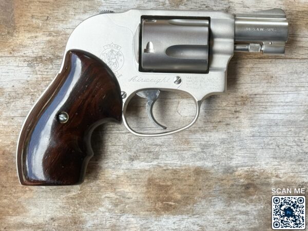 Smith & Wesson Model 38 factory brushed nickel