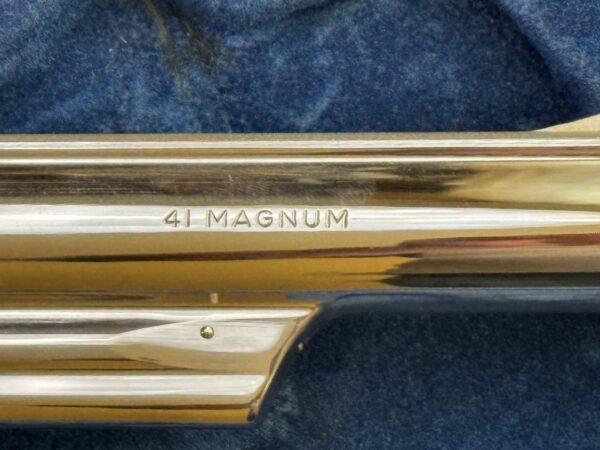 Smith & Wesson Model 57 6" nickel in presentation case - Image 3