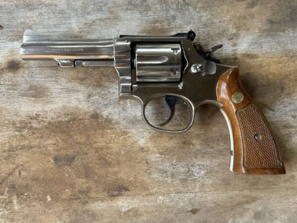 Smith & Wesson Model 15 4" nickel