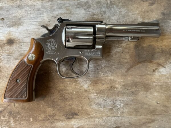 Smith & Wesson Model 15 4" nickel - Image 3