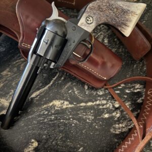 Ruger XR3-red grips on our friend and repeat customer Aarons OM single six.