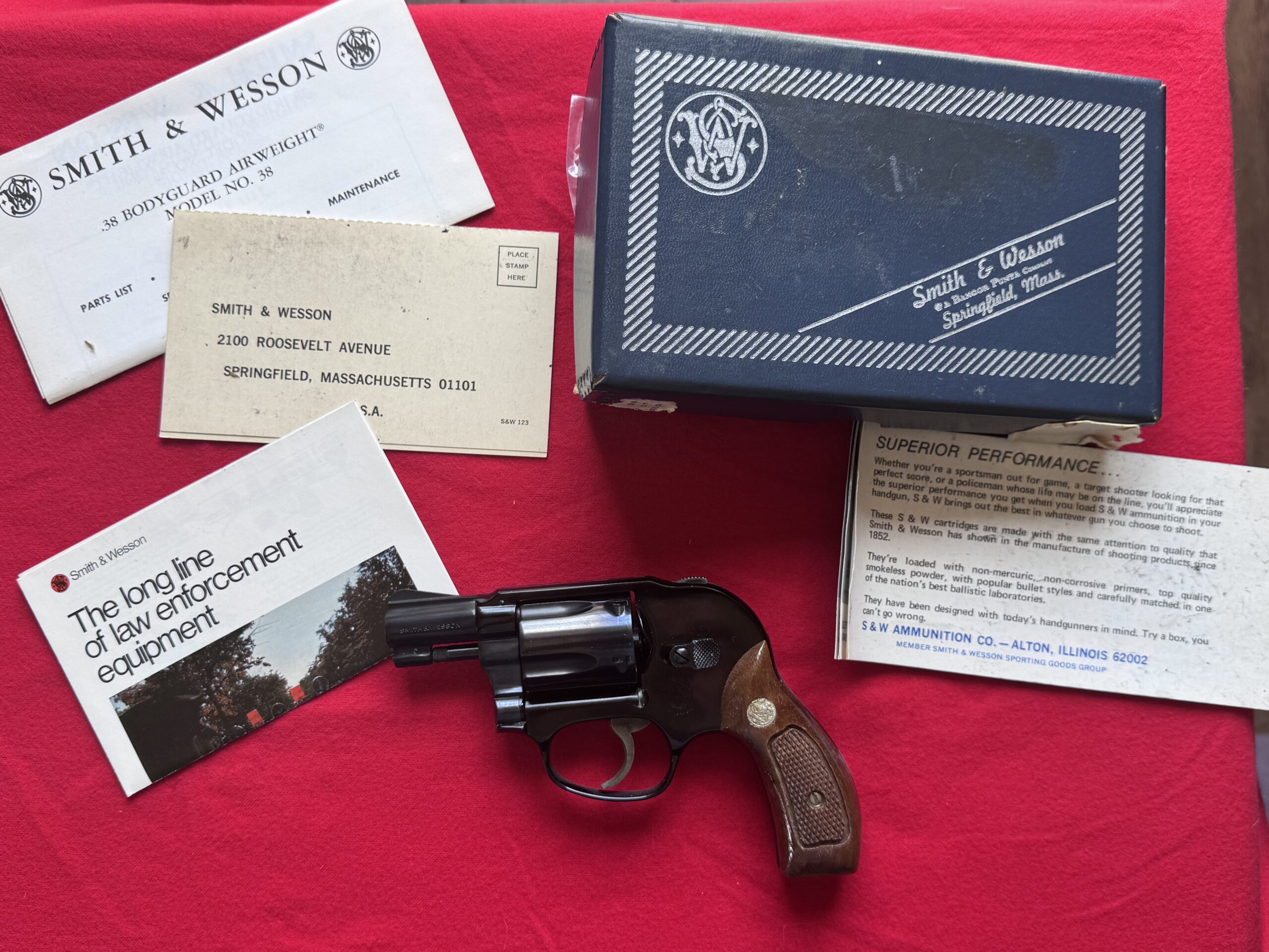 Near new Smith & Wessonmodel 38 airweight Bodyguard